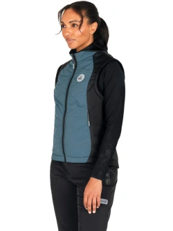 Kurtka przeciwdeszczowa damska Knox Modra czarno-niebieska