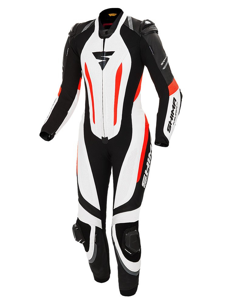 Kombinezon motocyklowy jednoczęściowy damski Shima Miura RS biały
