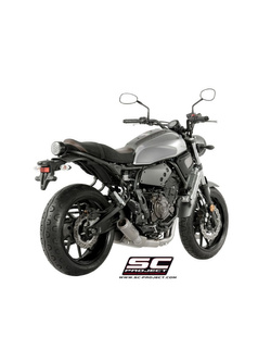 Pełny układ wydechowy 2-1, SC-Project CR-T Titanium - Yamaha MT-07 [17-20]