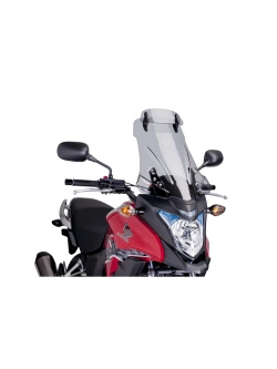 Szyba motocyklowa turystyczna z deflektorem Puig Honda CB 500X (13-15)/ CB 500XA (13-16) lekko przyciemniana