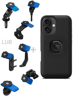 Zestaw na motocykl: etui na telefon iPhone 16 oraz mocowanie Quad Lock