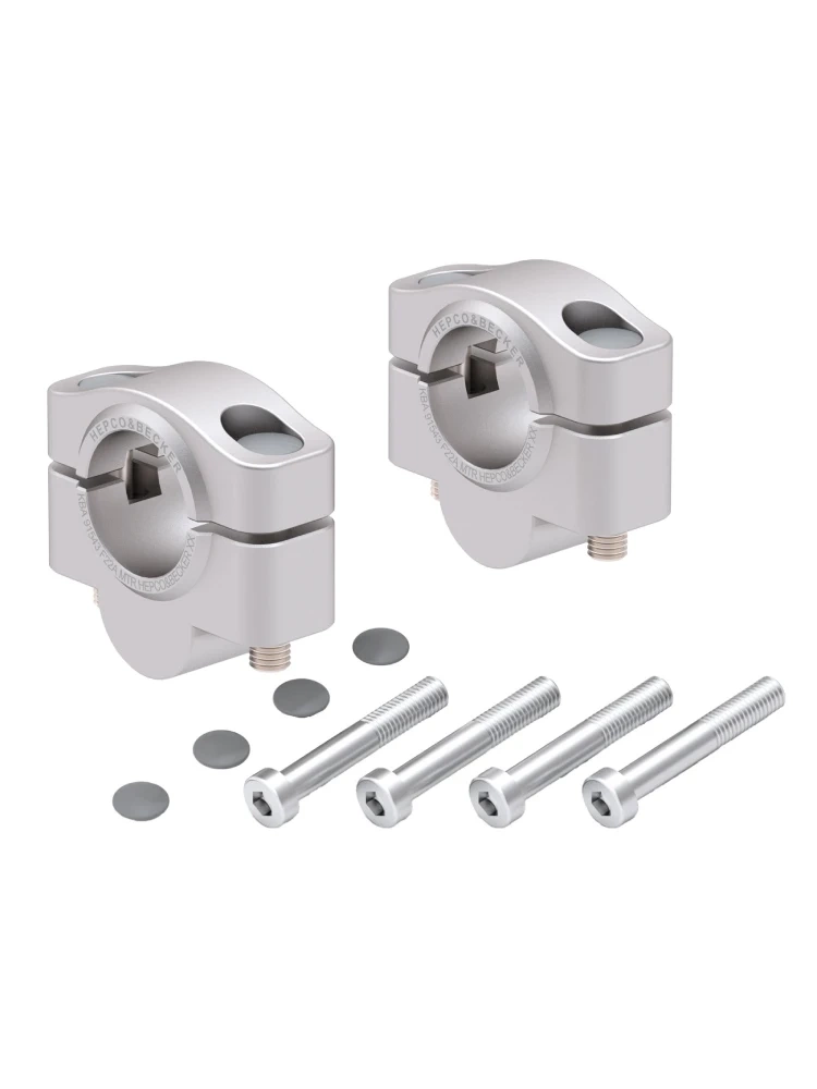 Podwyższenie kierownicy Hepco&Becker Yamaha Tracer 9 GT/GT+/Y-AMT (25-) (20 mm) srebrne