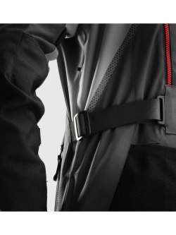 Kurtka motocyklowa tekstylna Rebelhorn Hardy 3.0 czarno-szaro-czerwona