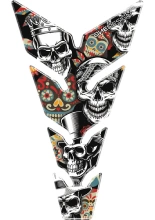 Tankpad Uniwersalny Pad Onedesign Factory Racing Czaszki kolorowe