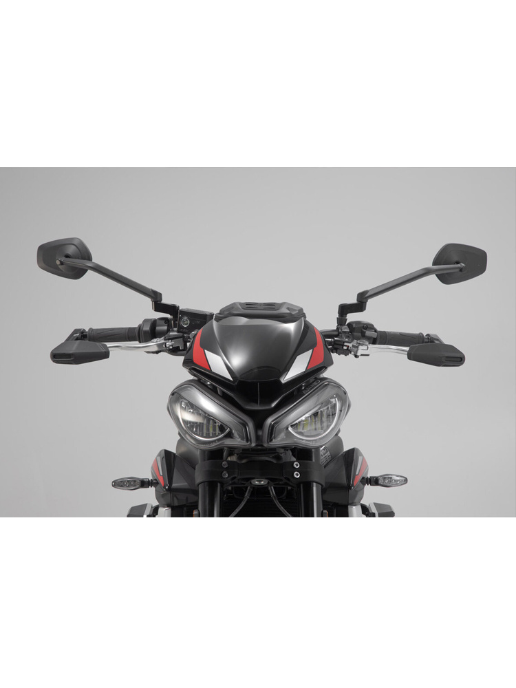 Osłony klamki hamulca i sprzęgła z osłoną przed wiatrem Sw-Motech Triumph Street Triple 765 R / S / S A2 (660 ccm) (17-)
