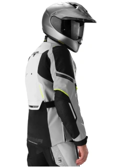 Kurtka motocyklowa tekstylna Shima Hero 3.0 G2 szaro-fluo żółta