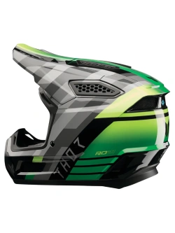 Kask enduro Thor Fleet szaro-zielony
