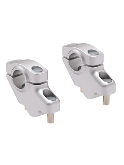 Podwyższenie kierownicy Hepco&Becker Honda CRF 300 L (21-) [30 mm w górę, 21 mm w tył] srebrne