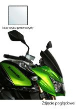 Szyba motocyklowa MRA Touring "T" Kawasaki Z 750 R (11-) przeźroczysta