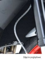 Osłona chłodnicy R&G aluminiowa do Triumph Street Triple RX (15-16) szara