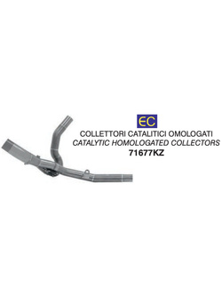 Kolektor Arrow z katalizatorem do tłumików Race-Tech - Suzuki V-Strom 650 [17-20]