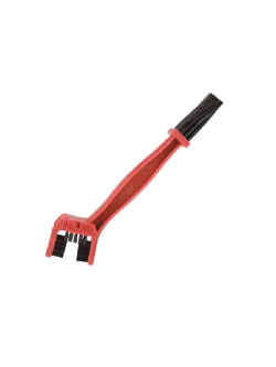 Szczotka do czyszczenia łańcucha Biketec czarno-czerwona