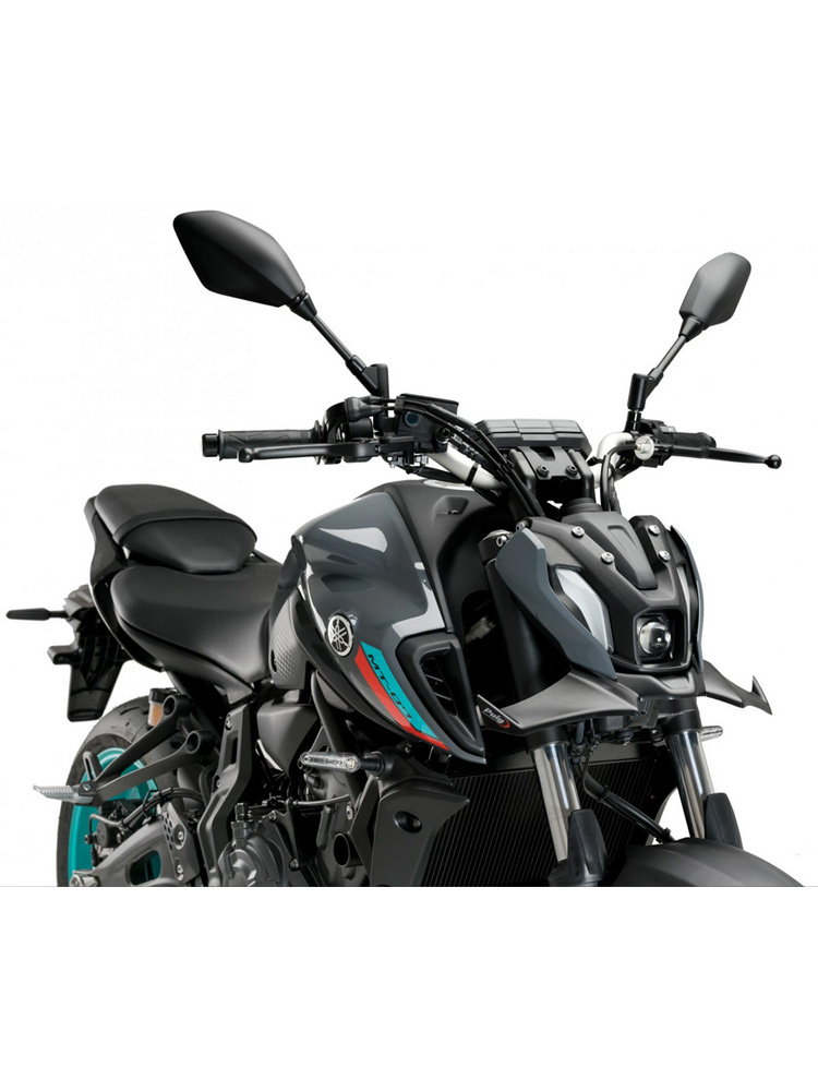 Boczne spoilery dociskowe Puig Yamaha MT-07 (21-) czarne matowe