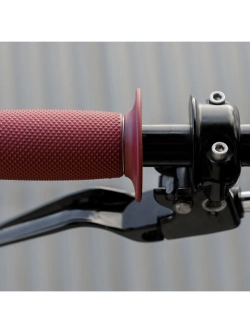 Manetki motocyklowe Biltwell Renegade TPV do kierownic o średnicy 25.4 [mm] czerwone
