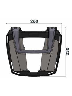Stelaż centralny Easyrack Hepco&Becker Honda NX 500 (24-)