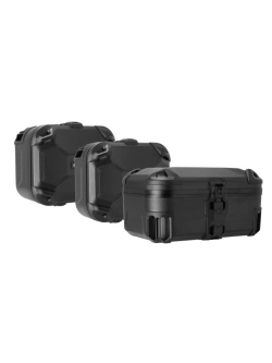 Zestaw: kufry boczne DUSC L + kufer centralny DUSC XL + stelaże SW-Motech KTM 790 ADV/ R, 890 ADV/ R, 890 SMT [poj.: 1 x 55l + 2 x 41l]