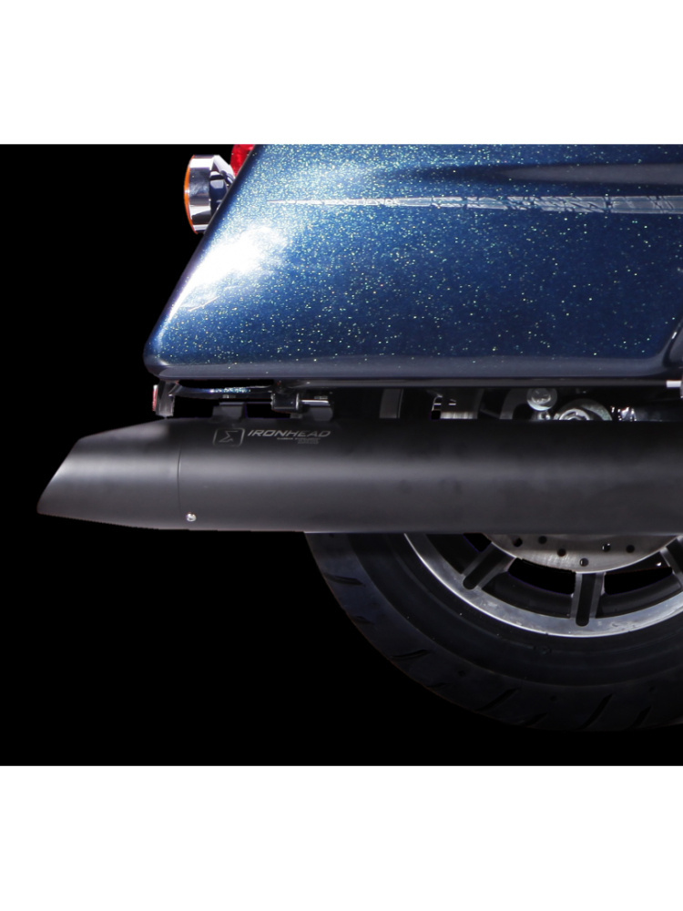 Tłumik motocyklowy IXIL HC2-1B Ironhead Round Harley-Davidson Touring Road King (17-21) na prawą stronę