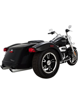 Tłumiki (Slip-On) Vance & Hines Twin Slash Round do Harley Davidson FLRT (rocznik 18-20)