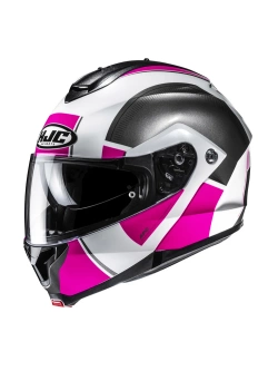 Kask szczękowy HJC C91N Jyn różowo-szary