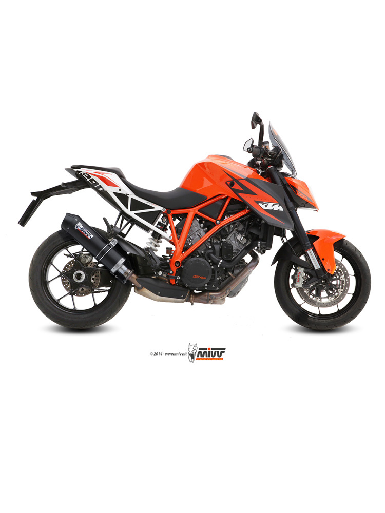 Tłumik motocyklowy Slip-On Line (Oval) MIVV do KTM Superduke 1290 (14-19) carbon