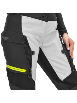 Spodnie motocyklowe damskie tekstylne Shima Dune fluo-czarne