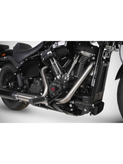 Eliminator katalizatora Zard Harley Davidson Softail Heritage Classic/Softail Street Bob/Softail Low Rider S/ST (25-) srebrny
