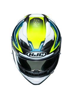 Kask integralny HJC F71 Fes żółto-niebieski