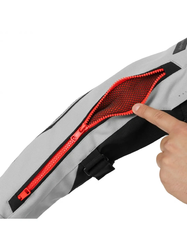Kurtka motocyklowa tekstylna Shima Hero 3.0 G2 szaro-czerwona