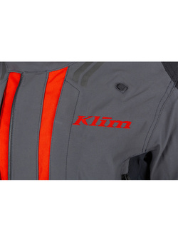 Kurtka motocyklowa tekstylna Klim Latitude szaro-czerwona