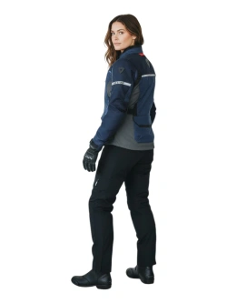 Kurtka motocyklowa damska tekstylna REV’IT! Outback 4 H2O niebieska