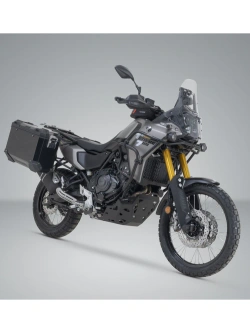 Zestaw: kufry boczne + stelaże Pro TRAX ADV SW-Motech Yamaha Tenere 700 (wybrane modele) czarne [poj.: 45 + 37l]