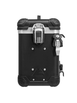 Kufer boczny z anodowanego aluminium czarny ZEGA Evo Touratech "And-B" (38L) lewy