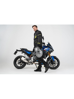 Kurtka motocyklowa tekstylna Shima Runner czarno-fluo