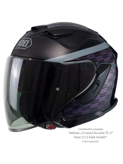 Kask otwarty Shoei J-Cruise 3 Acconic TC-2 czarno-niebieski