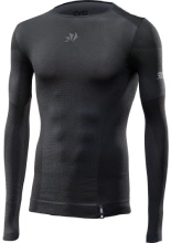 Koszulka termoaktywna z długim rękawem SIXS Breezy Touch V2 czarna unisex