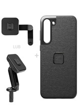Zestaw na motocykl: etui Peak Design Mobile Everyday Case do modelu Samsung Galaxy S23 Plus + mocowanie motocykla