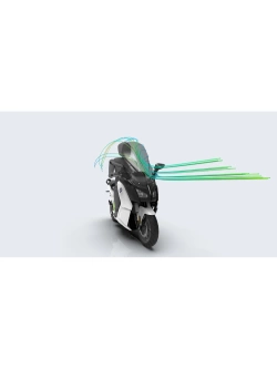 Szyba do skutera turystyczna PUIG V-Tech BMW C Evolution (14-20) lekko przyciemniana