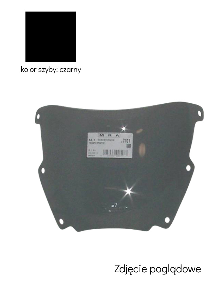 Szyba motocyklowa MRA Spoiler "S" Triumph Sprint RS (wszystkie roczniki) czarna