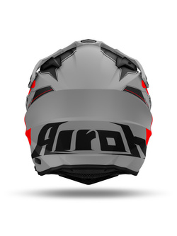 Kask integralny Airoh Commander II Reveal czarno-szaro-czerwony matowy
