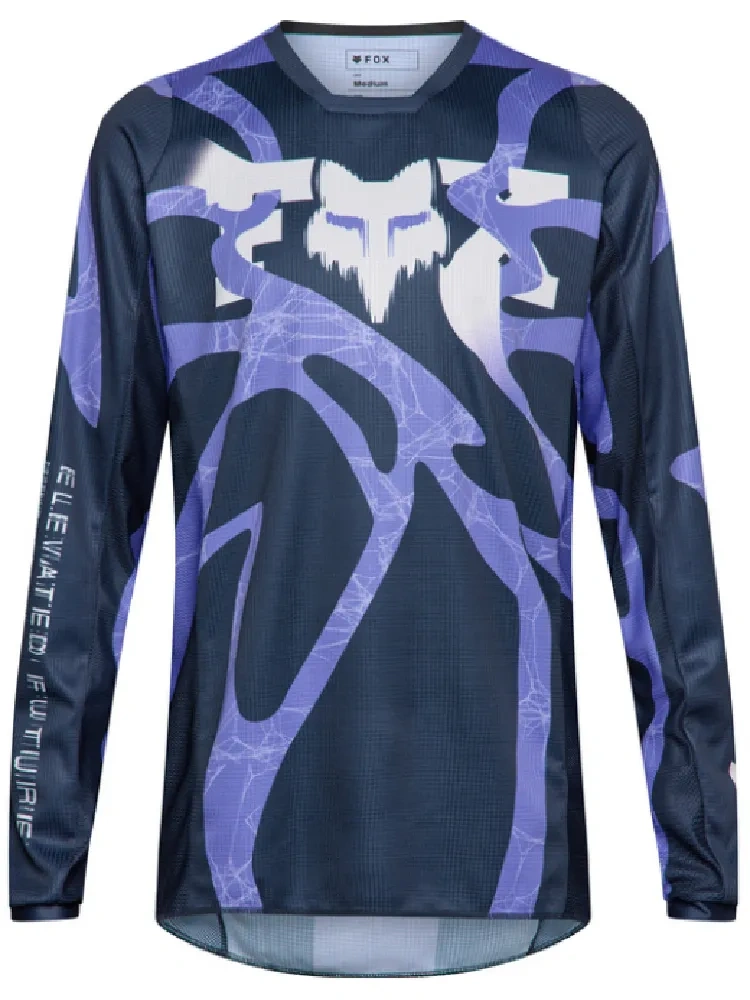 Bluza enduro Fox 180 Diffuse Se niebieska