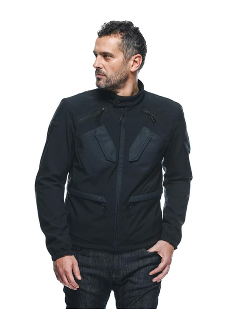 Kurtka motocyklowa tekstylna Dainese Lario Tex czarna
