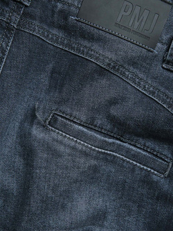 Jeansy motocyklowe PMJ Dakar niebieskie