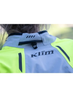 Kurtka motocyklowa tekstylna damska Klim Altitude szaro-fluo żółta