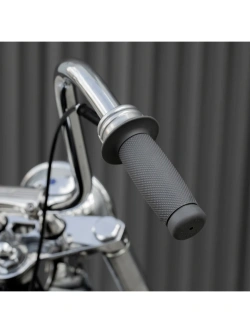 Manetki motocyklowe Biltwell Renegade TPV do kierownic o średnicy 25.4 [mm] szare