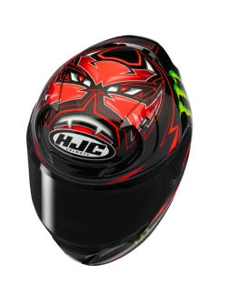Kask integralny HJC RPHA 12 Quartararo Replica 2 czerwono-czarny