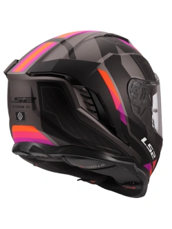 Kask integralny LS2 FF818 Storm III Sporty szaro-pomarańczowo-różowy