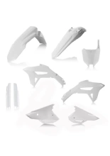 Pełny zestaw plastików Acerbis Honda CRF 250R (22-24)/ 450R (21-24) biały
