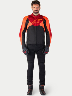Kurtka motocyklowa tekstylna Alpinestars T-Jaws V4 czarno-czerwona