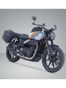 Zestaw: kufry boczne plastikowe Urban ABS + stelaże SLC SW-Motech Triumph Speed Twin 900 (24-) [poj.: 2 x 16,5l]