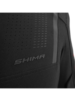 Kurtka motocyklowa tekstylna Shima Rush 3.0 czarno-czerwona